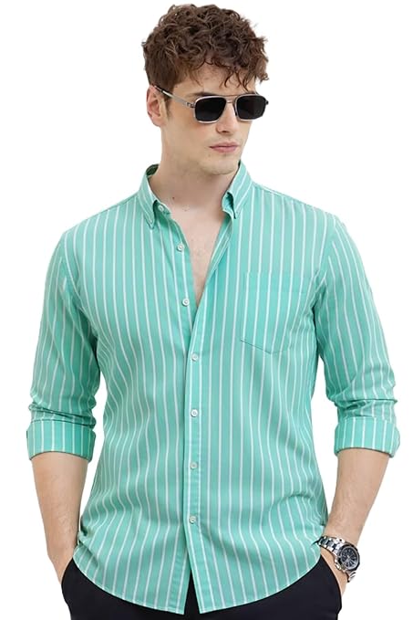 Men's Casual Printed Striped 
