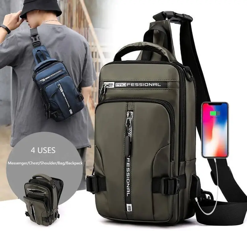 Waterproof Sling Cross Backpack 